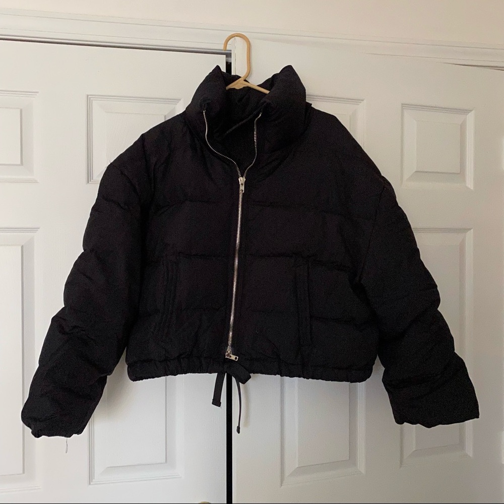 Korean Black Bomber | Hailey Bieber Style